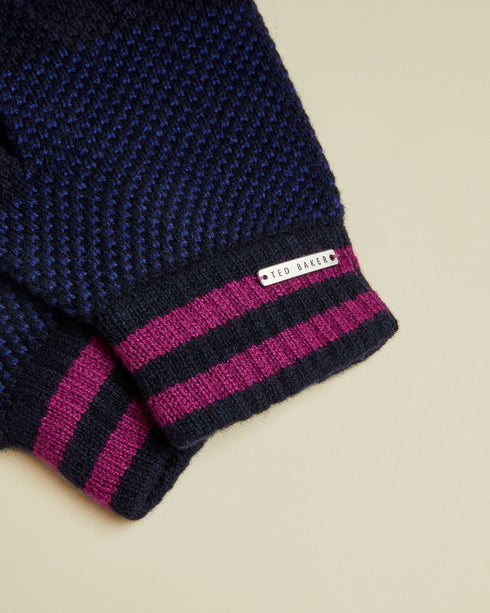 <P Class="Description">Chilly Fingers Be Gone With The Rushglo Gloves From Ted. Crafted From A Merino Wool Blend With A To...