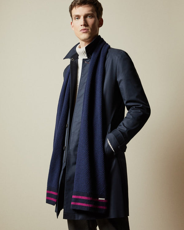 <Div>
<P>A Rich Bird'S-Eye Texture Marks A Charming Scarf Knit From A Soft Merino Wool Blend With A Touch Of Cashmere.</P>...