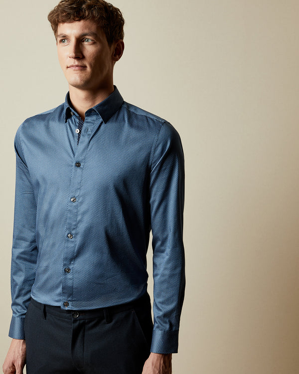 <P>Ls Small Geo Print Shirt</P>