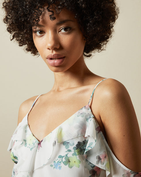 <P>La Cami With Ruffle Detail</P>