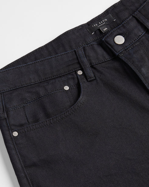 <P>Straight Leg Navy Denim Jean</P>