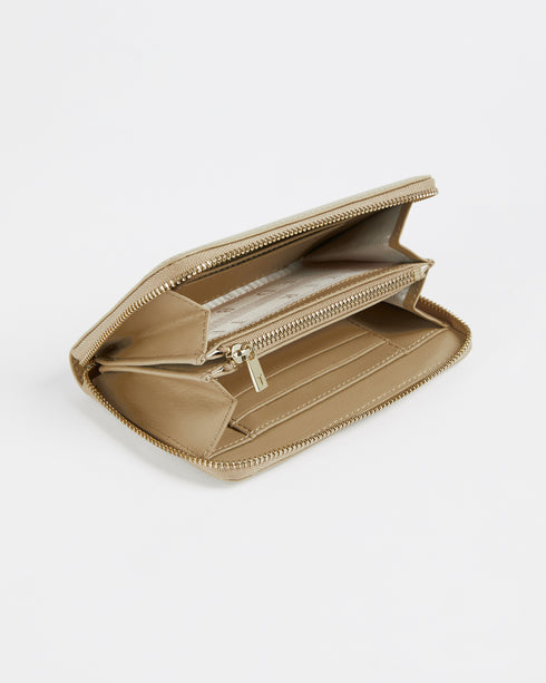 <P>Studded Zip Around Midi Purse</P>