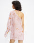 <P><Span Style="Text-Decoration: Underline;">One Shoulder Balloon Sleeve Cover Up</Span></P>