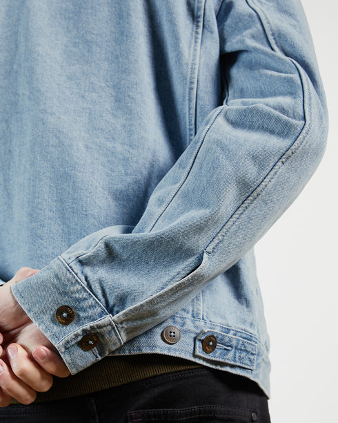 <P>Light Wash Denim Jacket</P>