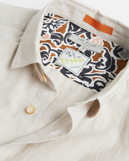 <P Class="Description">Keep It Cool Yet Sophisticated With The Teryaki Micro Stripe Shirt. With Its Classic Fit And Stylis...