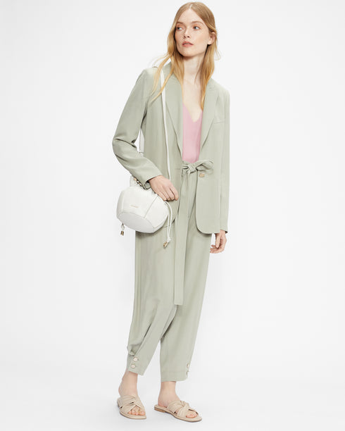 <P>Soft Leather Flat Sandal</P>