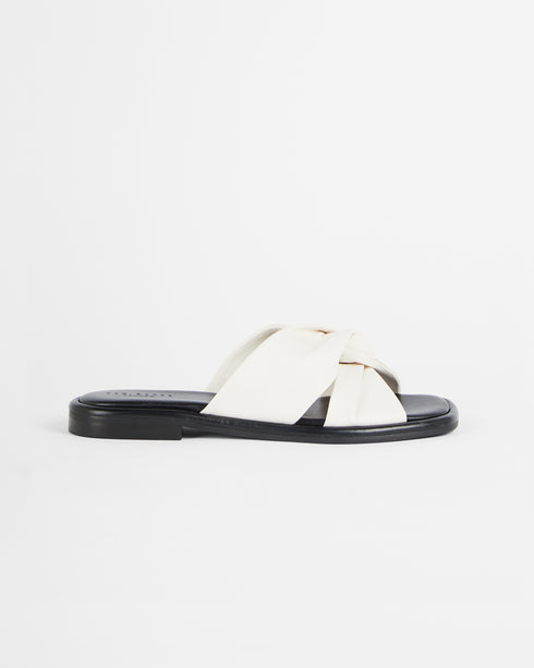 <P>Soft Leather Flat Sandal</P>