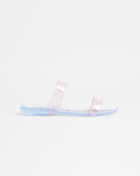 <P>Juniper Spot Printed Two Strap Jelly Sandal</P>