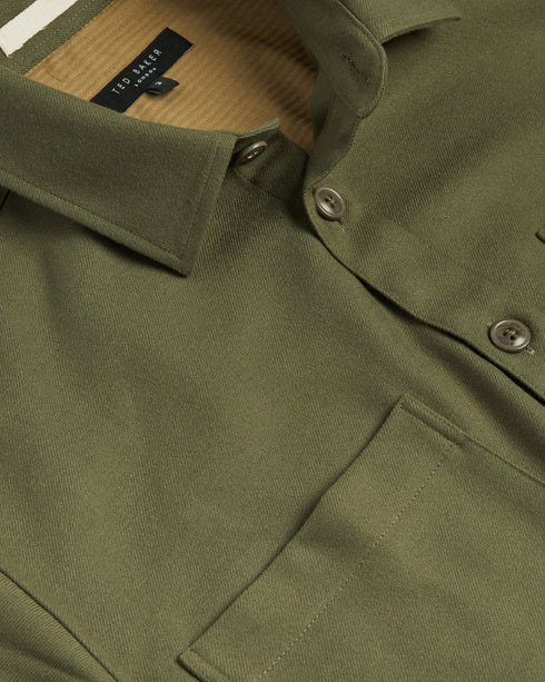 <P>Ls Twill Flannel Shacket</P>