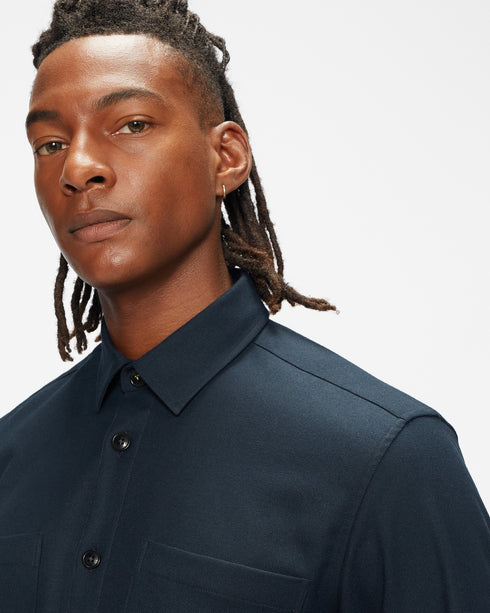 <P>Ls Twill Flannel Shacket</P>