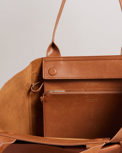 <P>Pu Large Tote</P>