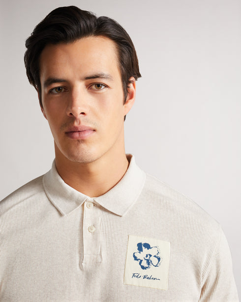 <P>Ss Ribbed Polo</P>