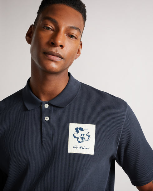 <P>Ss Ribbed Polo</P>