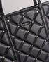<P>Quilted Studded Tote</P>