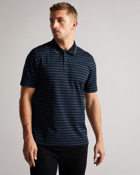 <P>Ss Logo Striped Polo</P>