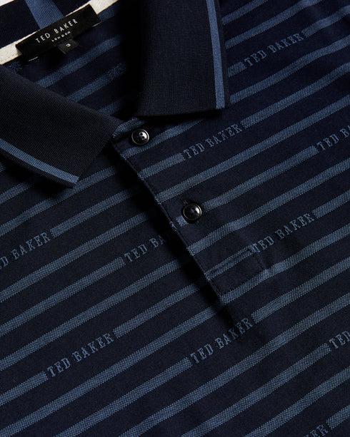 <P>Ss Logo Striped Polo</P>
