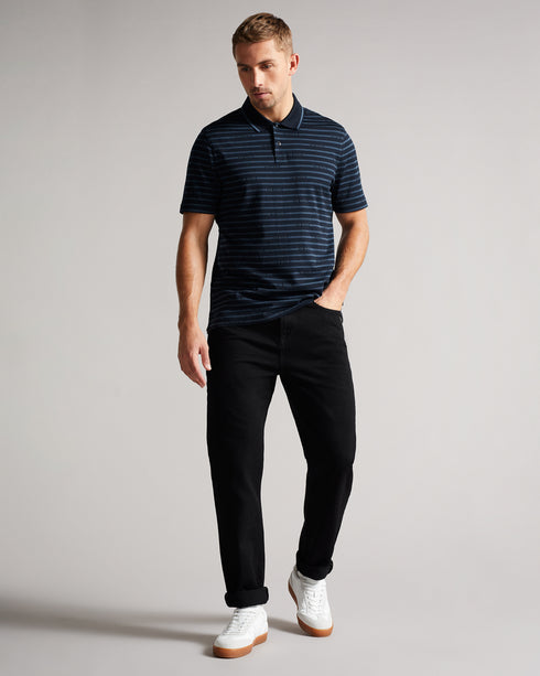 <P>Ss Logo Striped Polo</P>