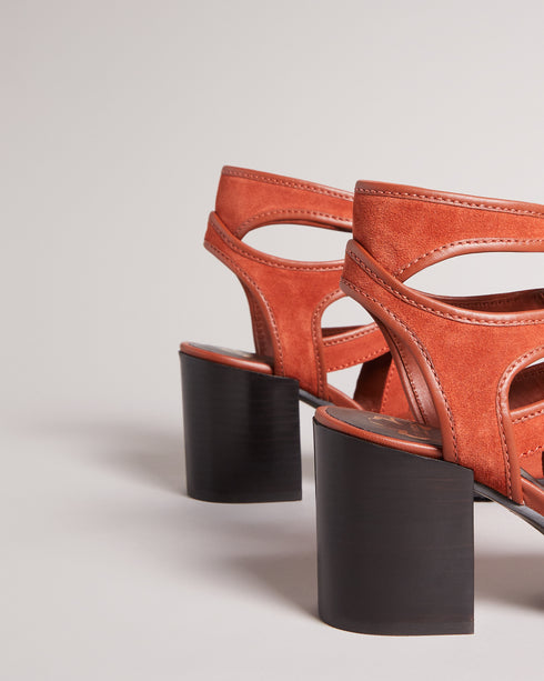 <P>Block Heel Ghillie Sandal</P>