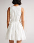 <P>Flippy Mini Dress With Neck Tie</P>