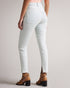 <P>Mid Rise Slim Leg With Ankle Cuff Slit</P>