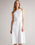 <P>Button Through Racer Back Midi Dress</P>