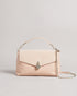 <P>Suede Padlock Shoulder Bag</P>