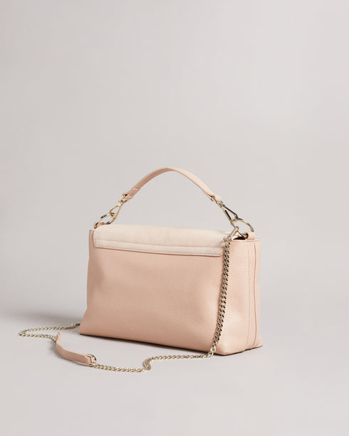 <P>Suede Padlock Shoulder Bag</P>