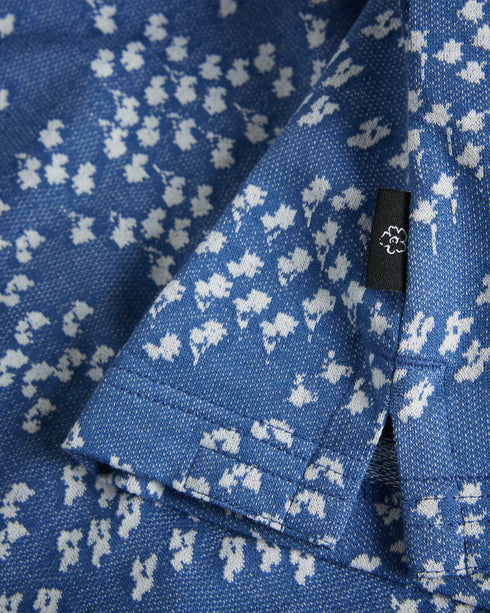 <P>Ss All-Over Floral Jacquard Polo</P>