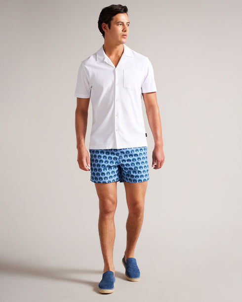 <P>Small Scale Geometric Swimshort</P>