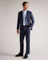 <P>Slim Navy Twill Suit Jacket</P>