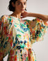 <P>Balloon Sleeve Maxi Dress</P>