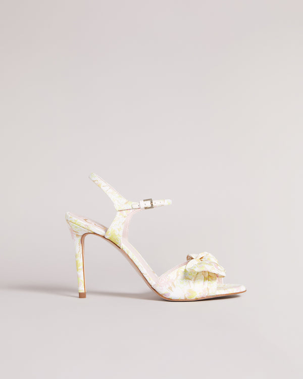 <P>Hy Magnolia Bow 90Mm Heeled Sandal</P>