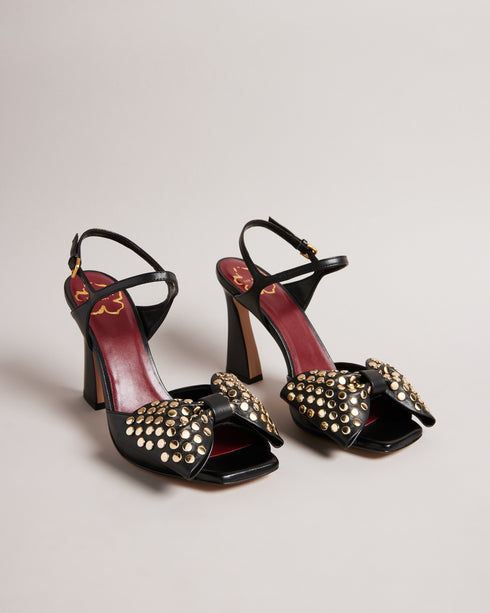 <P>Studded Bow Sandal</P>