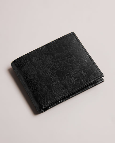 <P>Laser Etched Bifold Wallet</P>