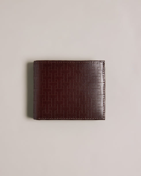 <P>T Embossed Bifold Wallet</P>