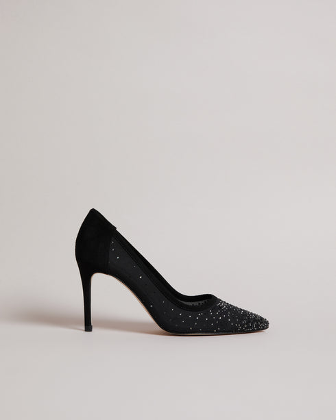 <P>105Mm Diamante Court Shoe</P>