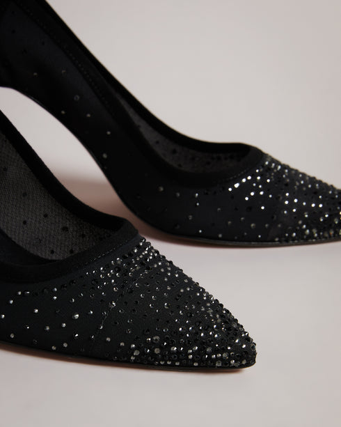 <P>105Mm Diamante Court Shoe</P>