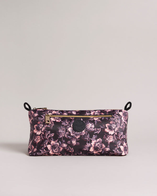 <P>Glitched Floral Large Nylon Washbag</P>