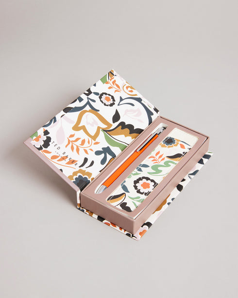 <P>Folk Floral Touch Screen Pen &Amp; Pouch</P>